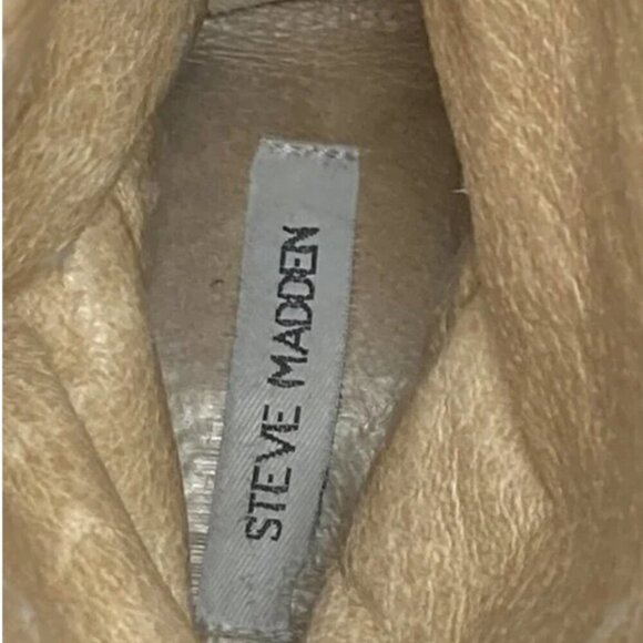 Steve Madden Hacienda Tall Distressed Brown Leather Boots - Size 10 - Picture 8 of 9